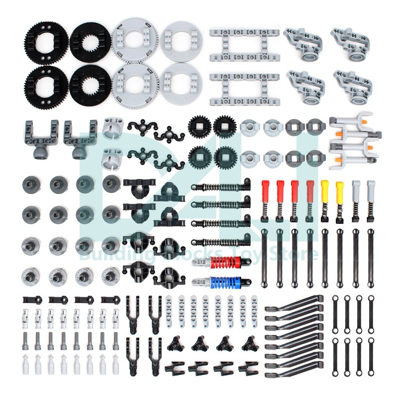 Tech Gear Accessories - 148 قطعة من قطع MOC التقنية:
