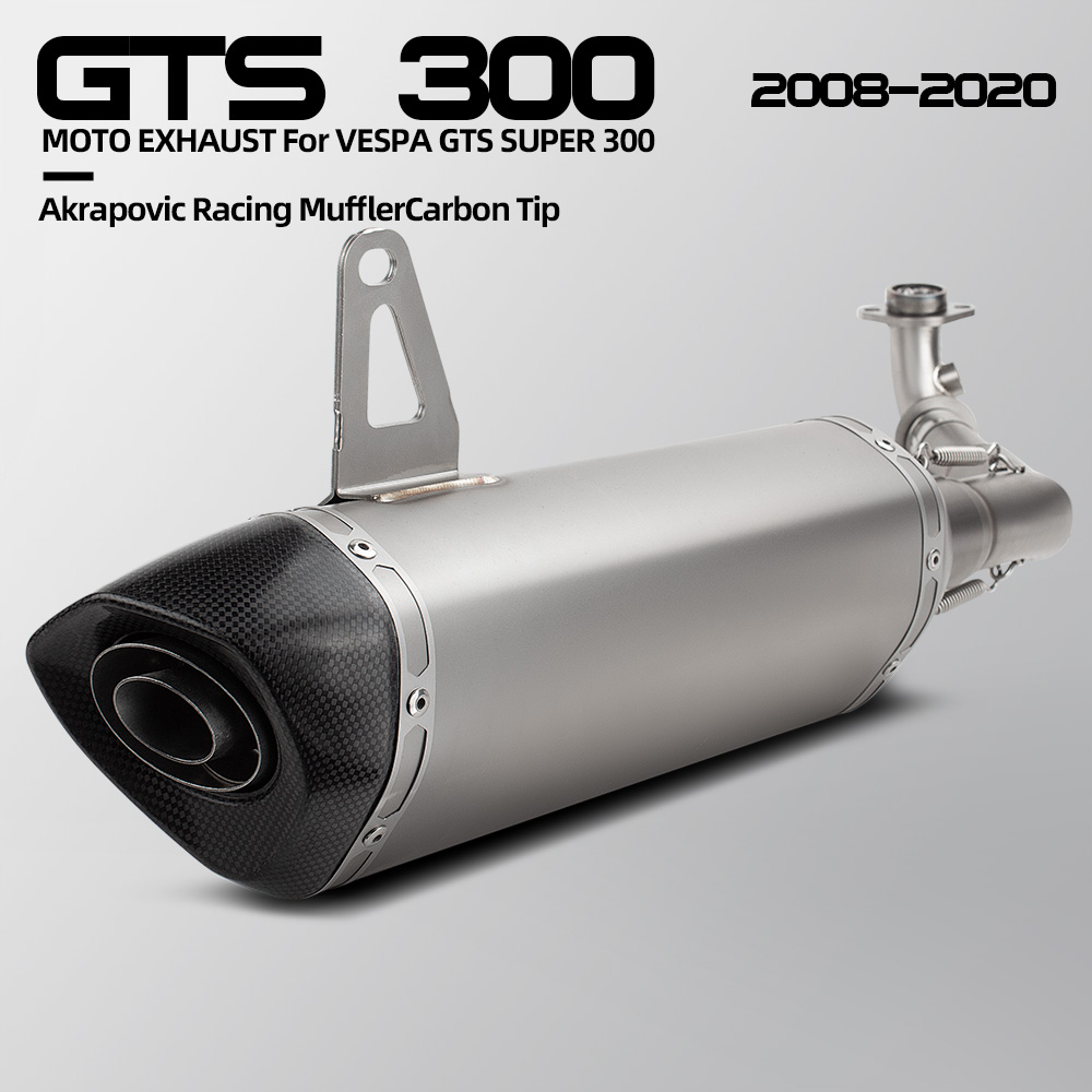 Tech Accessories - أنبوب عادم للدراجات النارية فيسبا GTS300