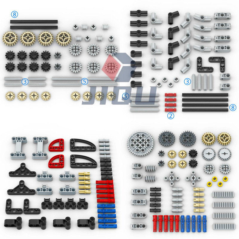 Tech Gear Accessories - MOC التكنولوجيا الطوب ملحق السائبة والعتاد