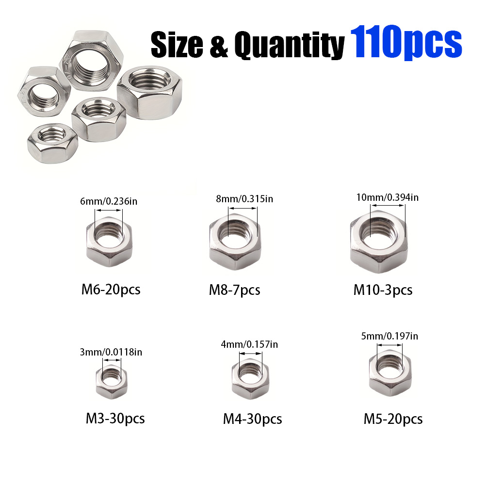 مجموعة من 110 قطعة من الصواميل - مراجعة Tech House Accessories وسعره