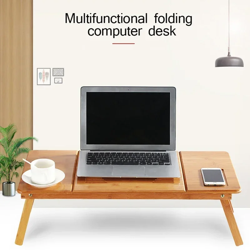 طاولة/حامل لابتوب من الخيزران  - مراجعة Laptop Stand Bamboo وسعره