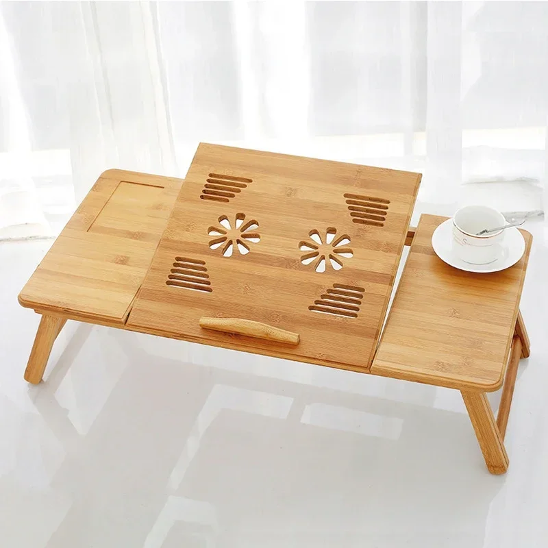 طاولة/حامل لابتوب من الخيزران  - مراجعة Laptop Stand Bamboo وسعره